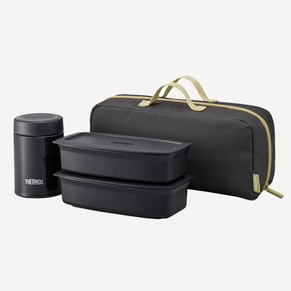 Ланч набор Thermos JEA-1001 SMB 1L (Black, +6h/-8h)